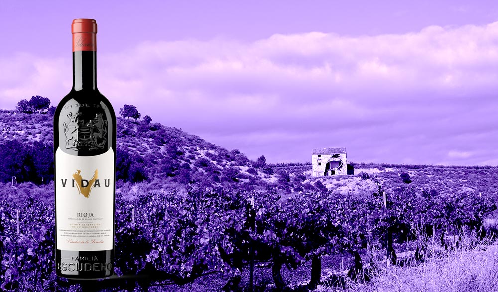 Vidau wine bottle