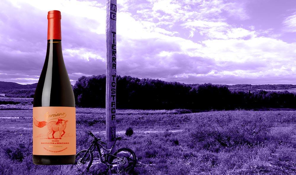 Garciano wine bottle